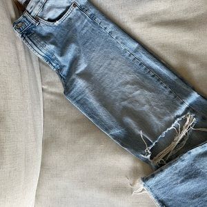 High rise wide leg TRF zara jeans